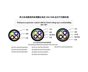 风力发电机组用控制电缆